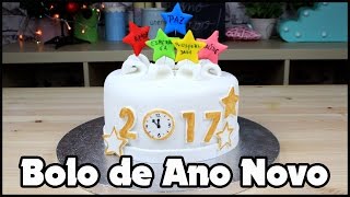 Bolo de Ano Novo  Bolo para o Ano Novo Bolo de Reveillon  Cakepedia [upl. by Willing]