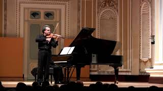 Ravel quotTziganequot Santiago de la Riva violin and Juan Ignacio Fernandez piano [upl. by Aratnahs70]