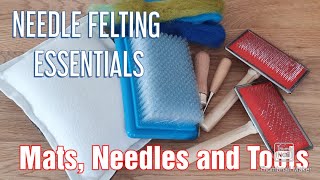 Mats Needles and Tools  Which Are Best Needle Felting For Beginners [upl. by Trabue46]