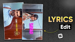 Movie Scene Lyric Video Editing  Instagram Trending Reels Video Editing 🦋 [upl. by Hadrian]