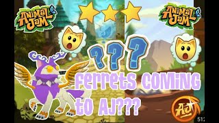 FERRETS COMING TO AJPW Animal jam update [upl. by Phippen]