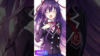 5 TOHKA YATOGAMI FACTS  DATE A LIVE shorts [upl. by Franklyn]