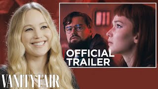 Jennifer Lawrence Explains the Dont Look Up Trailer  Vanity Fair [upl. by Nirehtac698]