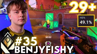 Benjyfishy 491 Headshot in 35 Radiant Valorant Pro EU benjyfishy [upl. by Winzler278]