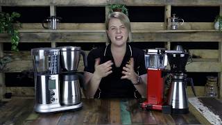 COFFEE MAKER REVIEW Moccamaster Thermal Brewer vs Breville Precision Brewer  Crema Coffee Garage [upl. by Alyac87]