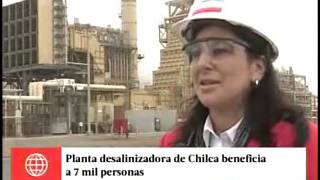 Fenix Power Planta desalinizadora de Chilca beneficia a 7 mil personas [upl. by Shaefer]