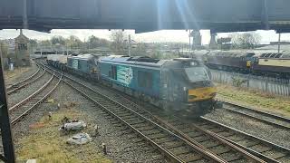 Direct Rail Services Freight Move 6801768005 6C53 Carnforth 22102024 [upl. by Temple444]