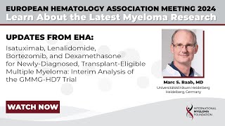 Isatuximab Lenalidomide Bortezomib and Dex for NewlyDiagnosed Multiple Myeloma GMMGHD7 [upl. by Gabor589]