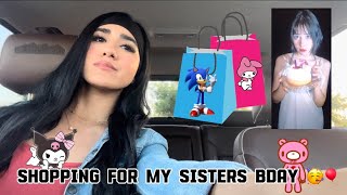 Come with me to shop for my sister’s birthday gifts🩷 [upl. by Nonek]