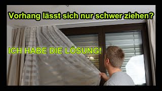 VORHANG RUCKELT BEIM ZIEHEN UND BLOCKIERT   ICH HABE DIE LÖSUNG  TUTORIAL  DIY  FACTOREM [upl. by Kciwdahc]