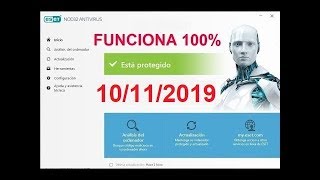 LICENCIA DE ESET NOD32 ANTIVIRUS 11  ACTIVAR 100 FUNCIONANDO [upl. by Nolrah993]