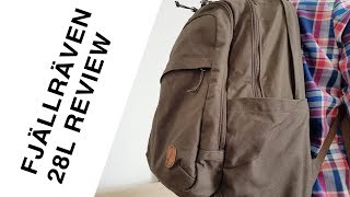 Fjällräven Räven 28L Backpack Review [upl. by Hillinck]