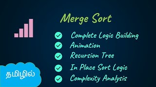 Merge Sort  Complete Tutorial  Animation Code Logic Recursion Tree Complexity Analysis  DSA [upl. by Geof]