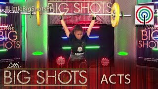 Little Big Shots Philippines Lovely  13yearold Weightlifter [upl. by Palecek]