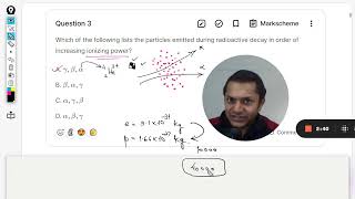 Which of the following lists the particles emitted during radioactive decay in order of increasing i [upl. by Eirolav]