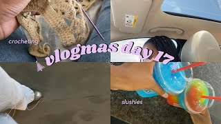 Vlogmas Day 17  ice skating  crocheting  life with ndivhu [upl. by Obala]