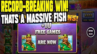 I Just Landed a RECORD WIN on Big Catch Bass Megaways slot [upl. by Elrebmik78]