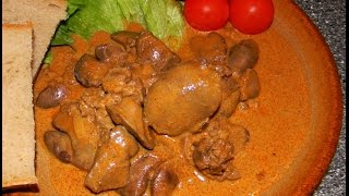 Nejchutnější pikantní kuřecí játra Spicy chicken livers  videorecept [upl. by Danila]