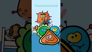 Wash Your Hands and Keep the Germs Away shorts kidssongs toddlersongs [upl. by Assilla677]