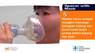 How to use an MDI Spacer Mask Malay [upl. by Story]