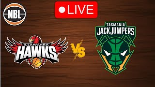 🔴 Live Illawarra Hawks vs Tasmania JackJumpers  Live Play by Play Scoreboard [upl. by Mullac162]