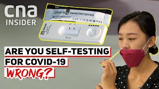 How To Use A Selfswabbing Antigen Rapid Test Kit Correctly [upl. by Naget]