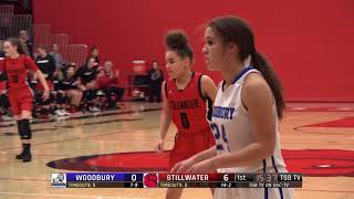 High School Girls Basketball Woodbury vs Stillwater [upl. by Anitneuq]