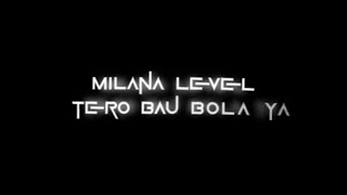 Milena Level Tero Baau Bola Ehh Overlay  Trending Nepali Song Overlay  Nepali Song Black Status [upl. by Konrad536]