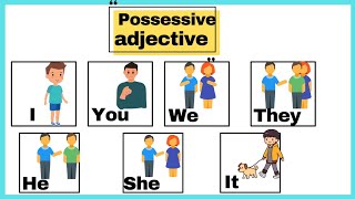 Possessive Adjectives  English Grammar amp Composition Grade 3 he sheitkids learning videos [upl. by Ennadroj97]