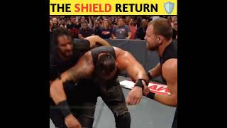 The Shield reunite to stop Braun Strowman from cashing in shorts wwe [upl. by Newcomer513]