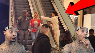 Reacting To GRABBING STRANGERS CHEEKS ON THE ESCALATOR [upl. by Maitland]