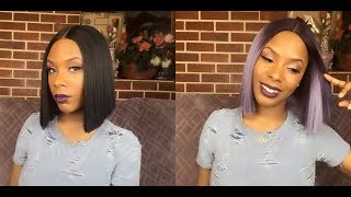 BOBBI BOSS DEEP PART SWISS LACE FRONT WIG  MLF178 XENON  HairSoFly [upl. by Brezin]