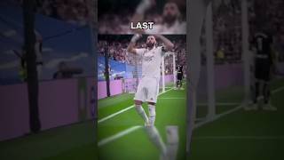 Benzema First amp Last Goal for Real Madrid benzema football edit [upl. by Attevroc]