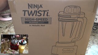 Ninja TWISTi HighSpeed Blender Duo Unboxing amp First Impressions Obliterating a Smoothie in No Time [upl. by Flodur]