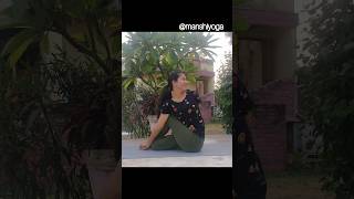 Purna Matsyendrasana yoga ytshorts trending shorts advanceyoga trending [upl. by Shaver]