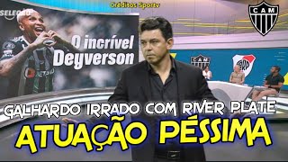 Comentaristas elogiam o Atlético MG e Deyverson Galhardo detonou atuação do River Plate [upl. by Nilyram]