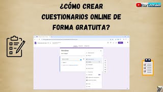 Cómo HACER CUESTIONARIOS con Google Forms [upl. by Yla]