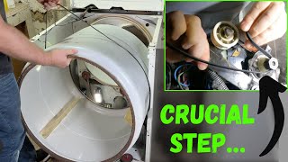 Replace BROKEN DRYER BELT Fast amp Easy [upl. by Arturo]