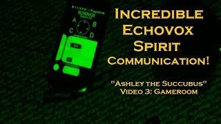 INCREDIBLE Echovox Spirit Communication quotAshley the Succubus Case [upl. by Lorenzo]