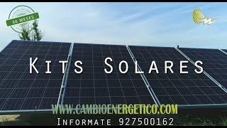 Cambio Energético Montaje de placas solares para vivienda habitual [upl. by Harhay390]