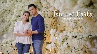 Tom Rodriguez and Carla Abellana  Wedding Proposal Highlights by Nice Print Photography [upl. by Nylasoj8]