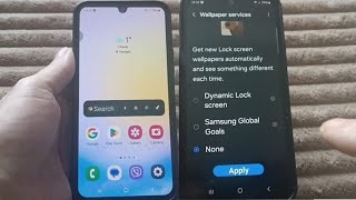 How to off glance in samsung A25 [upl. by Trenton]