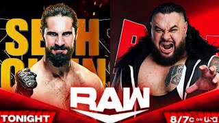 Seth quotFreakin” Rollins vs Bronson Reed at WWE RAW — FULL MATCH  WWE RAW 2024  WWE2K24 GAMEPLAY [upl. by Neeruam]