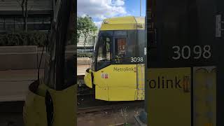 Tram Arriving At Oldham King Street tram m5000 oldham [upl. by Desdee]