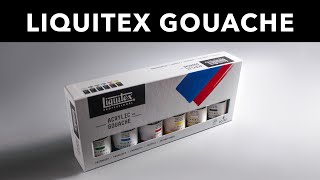 Liquitex Acrylic Gouache Review amp Demo Painting [upl. by Werdna]