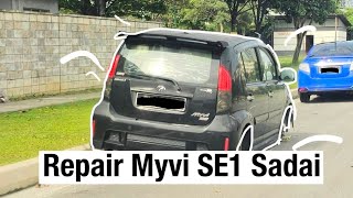 Perodua Myvi SE1 Start Enjin Setelah 3 Tahun Tersadai Ep1 [upl. by Nyram337]