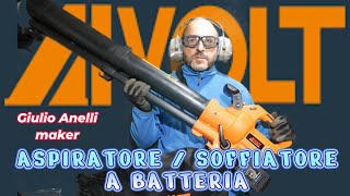 ASPIRATORE E SOFFIATORE A BATTERIA 40V aivolt giardinaggio [upl. by Oel]