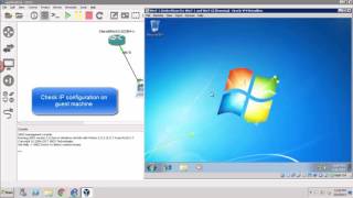 Hosted GNS3 Connect virtualbox VM to GNS3 [upl. by Enneillij]