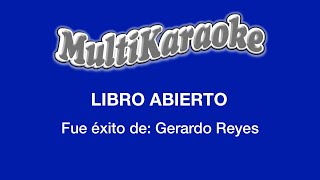 Libro Abierto  Multikaraoke  Fue Éxito de Gerardo Reyes [upl. by Mohl]