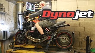 Moto Guzzi Griso 1200SE on the Dyno [upl. by Auqinat]